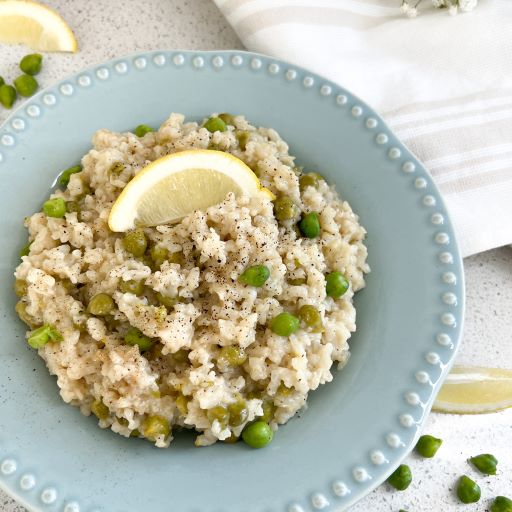 Lemon Risotto with Peas