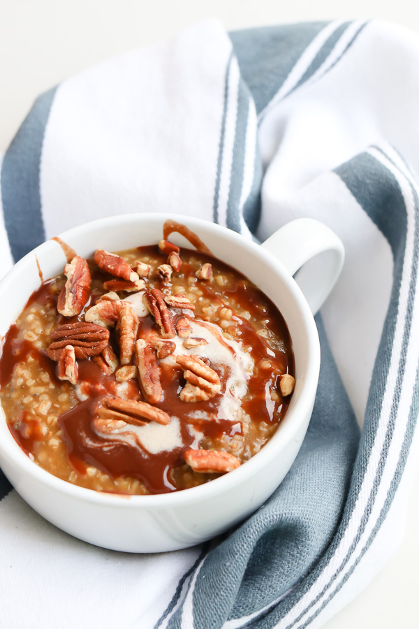 Pumpkin Spice Steel Cut Oats